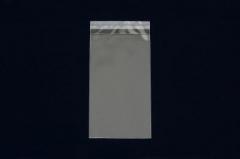 N-01【長3】透明封筒 OPP袋 50μ 静電気防止処理テープ付 折線付