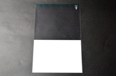 A4-U1/2【A4】印刷透明封筒 OPP袋 50μ 切手/筆記可 静電気防止処理テープ付 折線付