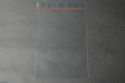A4-40T【A4】透明封筒 OPP袋 40μ カットテープ付 静電気防止処理テープ付 折線付