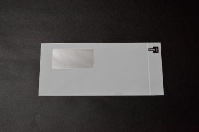 N-33【長3】印刷透明封筒 OPP袋 50μ 切手/筆記可能 静電気防止処理カットテープ付 折線付