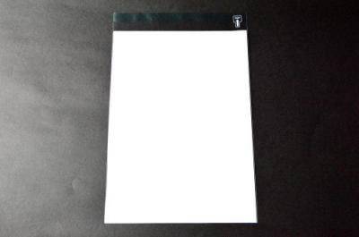 K1-21【角1】印刷透明封筒 OPP袋 50μ 切手/筆記可 静電気防止処理テープ付 折線付